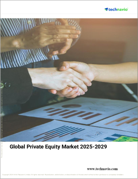 表紙:世界のプライベート・エクイティ市場、2025-2029年