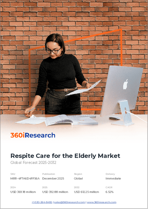 表紙:高齢者向けレスパイトケア市場:サービスタイプ別、施設タイプ別、年齢層別、被介護者状態別 - 2025-2030年の世界予測