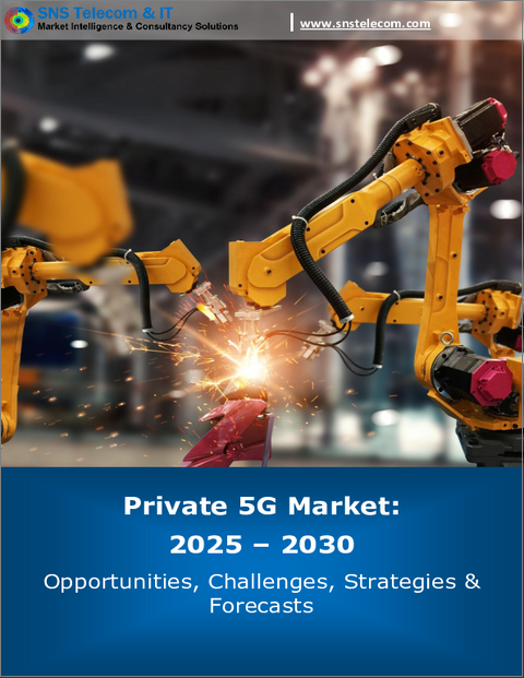 表紙:プライベート5Gの世界市場(2025年~2030年)- 機会、課題、戦略、予測